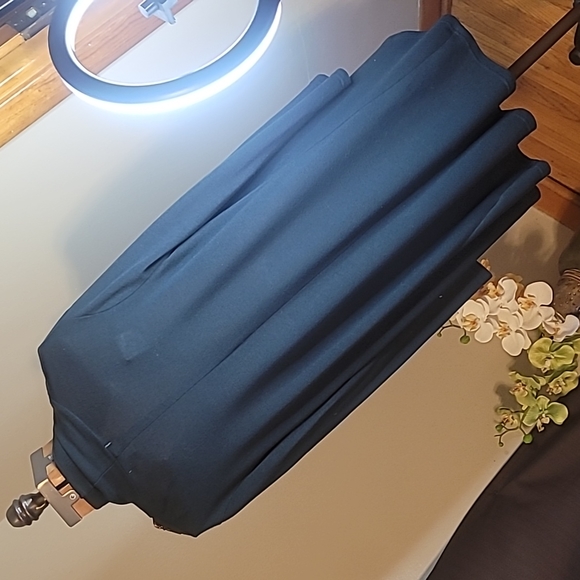 Apricot Teal Sweater w Shoulder Zipper, Sz 10 - Picture 5 of 8